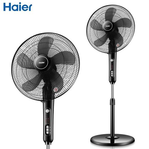 haier/海爾電風(fēng)扇落地扇fsy4075b家用輕音節(jié)能搖頭電扇臺式立式工業(yè)